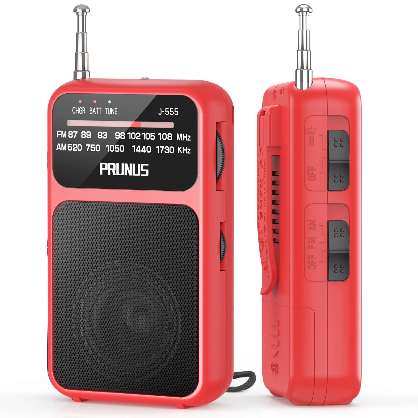 Mini Radio de poche portable AM FM AAA USB-C