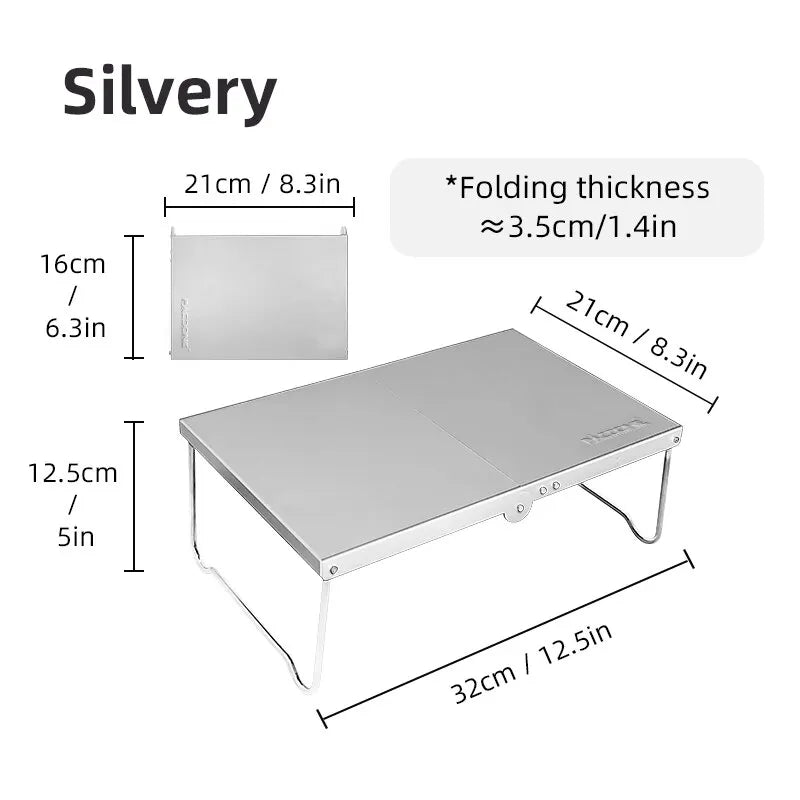 Petite table pliante portable ultralégère