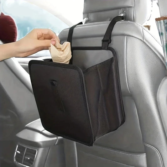 Poubelle de voiture pliable