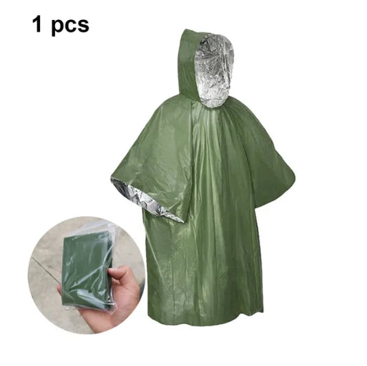 Poncho chaud de survie d'urgence